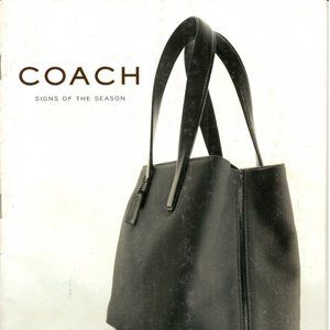 SOLD Vintage Coach City Willis No. 9153 Black Nickel Hardware MINT Condition